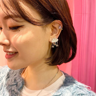 リボンレインピアス