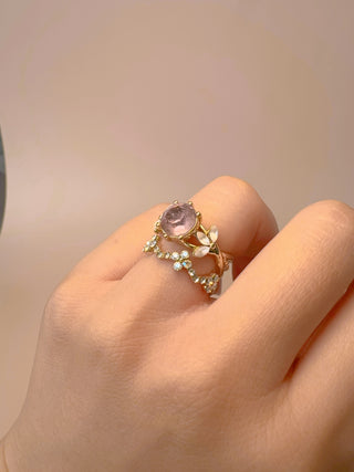 Milfie Flower Ring (Moonlight)