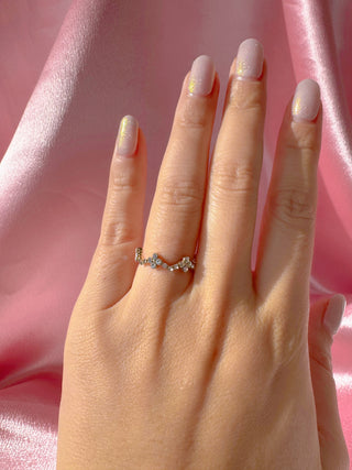 Milfie Flower Ring (Moonlight)