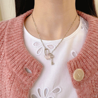 Secret Key Necklace (SLV/PK)