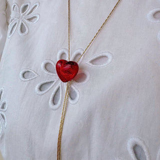 RED LOVE long necklace