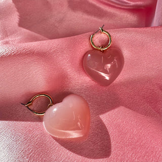 LOVE Chain Hoop Earrings