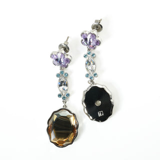 YUKI x Liquem / フラワービジューロングピアス