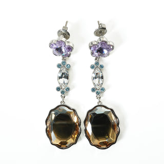 YUKI x Liquem / フラワービジューロングピアス