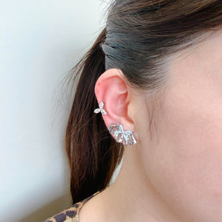 Lace Ribbon Earrings