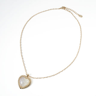 seaバブルハートネックレス（クリア）