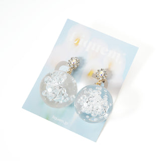 miniブルームバブルイヤリング