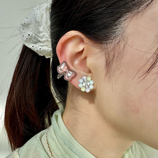 ブルームミニoneイヤリング（パウダリーグラデ）