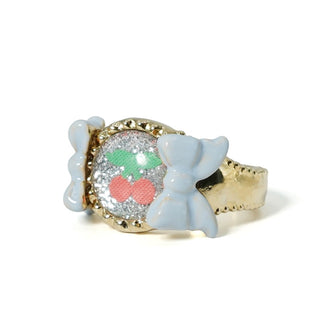 Ribbon Dome Ring (Cherry)