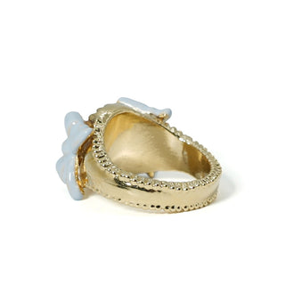 Ribbon Dome Ring (Cherry)