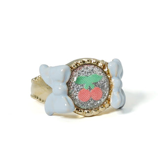 Ribbon Dome Ring (Cherry)