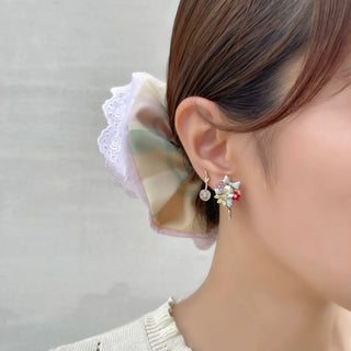 miniminiチェリーピアス（オーロララメ）