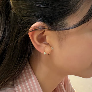Buttercream Rose Earrings