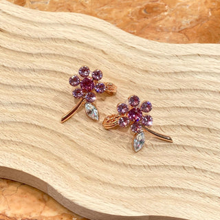 マーガレットイヤリング（ピンク）