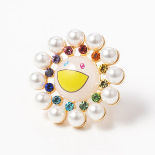 pearl flower ring