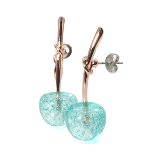 Kids Cherry Earrings (Splash)