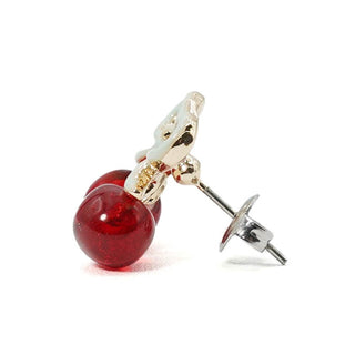 リボンチェリー・ピアス（クラシックGRN）