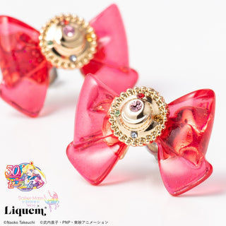 Sailor Moon store x Liquem / Transformation Brooch Ribbon Earrings