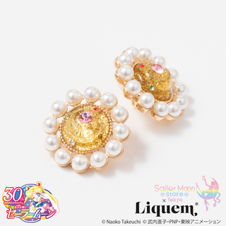 Sailor Moon store x Liquem / Liquem limited transformation brooch clip on Earrings