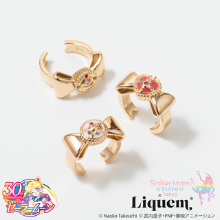 Sailor Moon store x Liquem / クリスタルスターコンパクトリボンリング [お届け時期:2026年2月〜]