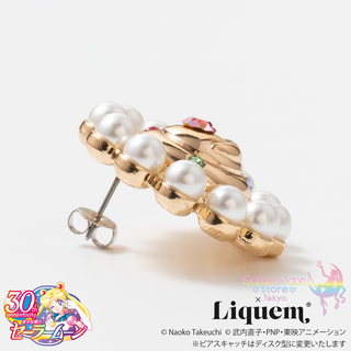 Sailor Moon store x Liquem / Liquem limited transformation brooch Earrings [Delivery Period: February 2026~]