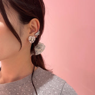 シークレットガーデンハートピアス（night）