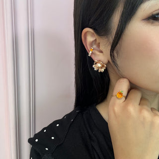 ジュエルイヤカフ（ORANGE）