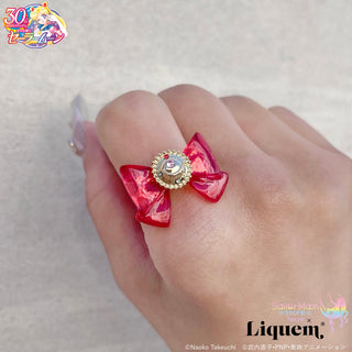 Sailor Moon store x Liquem / Henshin brooch ribbon ring