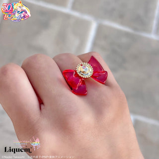 Sailor Moon store x Liquem / Henshin brooch ribbon ring