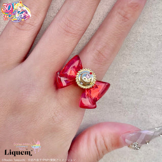 Sailor Moon store x Liquem / Henshin brooch ribbon ring