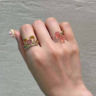 Swan Harmony Ring (Lt Gold/Size 11)