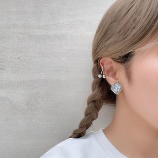 Ice cube earrings (early summer)