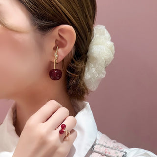 Cherry earrings (NEW standard)
