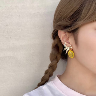 KEITA MARUYAMA x Liquem / Lemon earrings