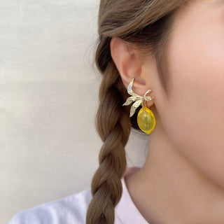 KEITA MARUYAMA x Liquem / Lemon earrings