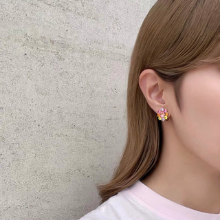 Bloom mini one clip on earrings (summer MIX)