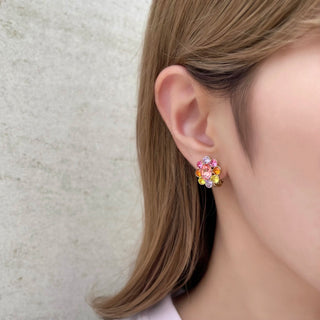 Bloom mini one clip on earrings (summer MIX)