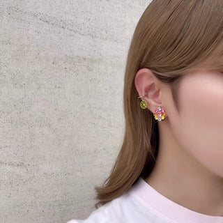 Bloom mini one clip on earrings (summer MIX)