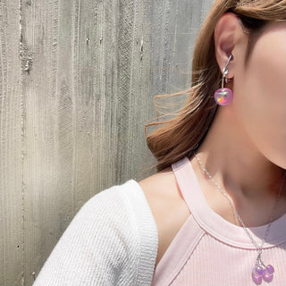 Color-changing Cherry Earrings (Aurora)