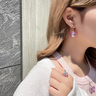 Color-changing Cherry Earrings (Aurora)