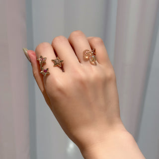 スターズスパイラルリング（コズミックピンク）