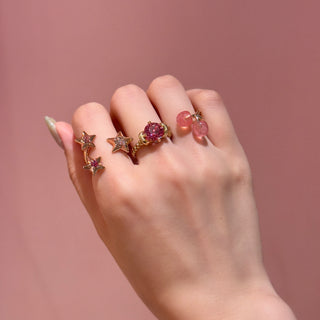 スターズスパイラルリング（コズミックピンク）