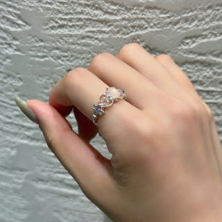 Jewel Key Ring (Lilac Fog)