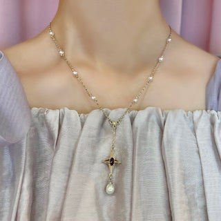 Star Lariat Choker (Amethyst)