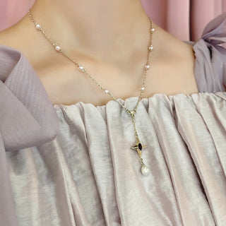 Star Lariat Choker (Amethyst)