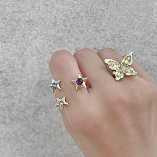 Stars Spiral Ring (Antique GLD)