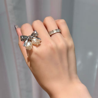 Ribbon Lily of the Valley Ring
