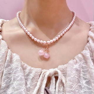 Angelic Pretty × Liquem / 恋するCherryネックレス