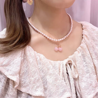 Angelic Pretty × Liquem / 恋するCherryネックレス