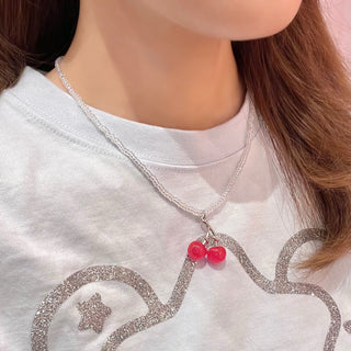 minacute × Liquem / チェリーネックレス